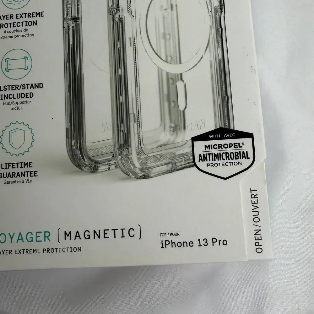 Pelican Voyager Hardshell Case for iPhone 13 Pro - PP046696 (Clear), Protective